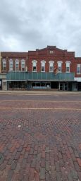 Historic building in Townsquare of Tecumseh