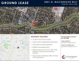 3801 N. MacGregor Way @ Scott  GROUND LEASE