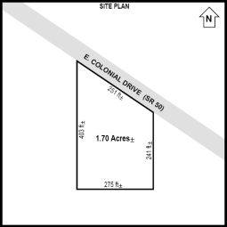 1.7 Ac. Commercial East Colonial Dr.