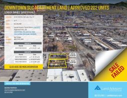 Downtown SLC Apartment Land | 202 Units