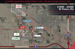 ±70 Acres Development Land