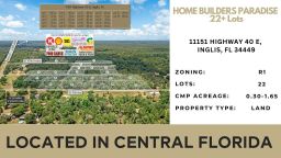 HOME BUILDERS PARADISE  22+ Lots in Inglis