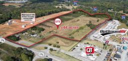 +/-  44 Acres Development Site