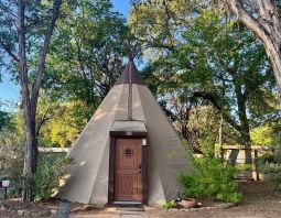 Tipis on the Guadalupe