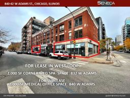 840 W Adams - Turnkey Medical Space for Lease