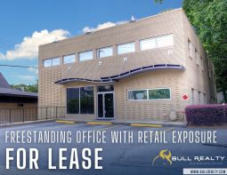 Office With Retail Exposure For Lease