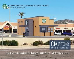 STARBUCKS (INFILL LOCATION) – PHOENIX, AZ