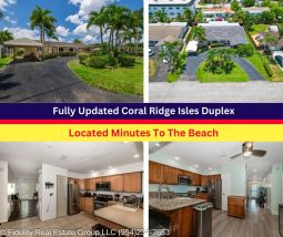 Fully Updated Coral Ridge Isles Duplex